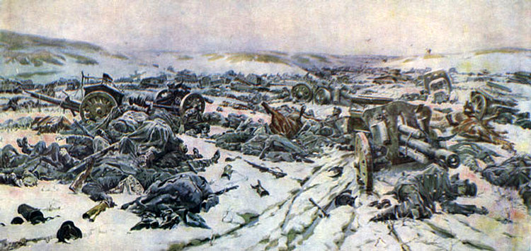 P. Krivonogov. Defeat of the German troops in Korsun-Schevchenko pocket