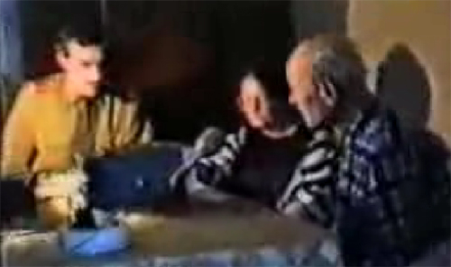 Piotr Soprunenko (right) interrogation, April 29 1991