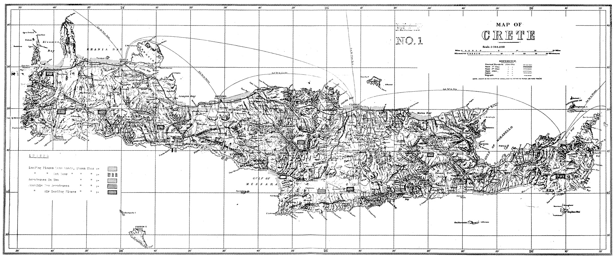 Map 1 - CRETE