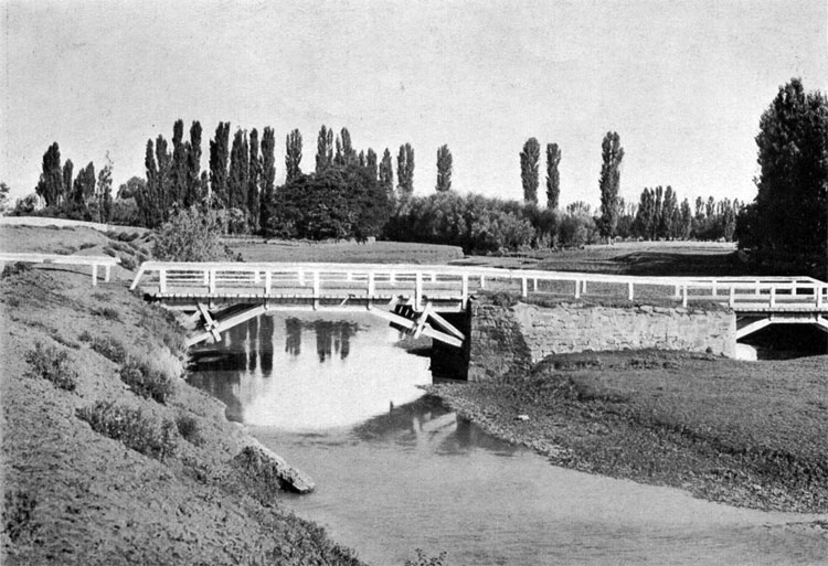 Bridge across Alma River in Burluck Village