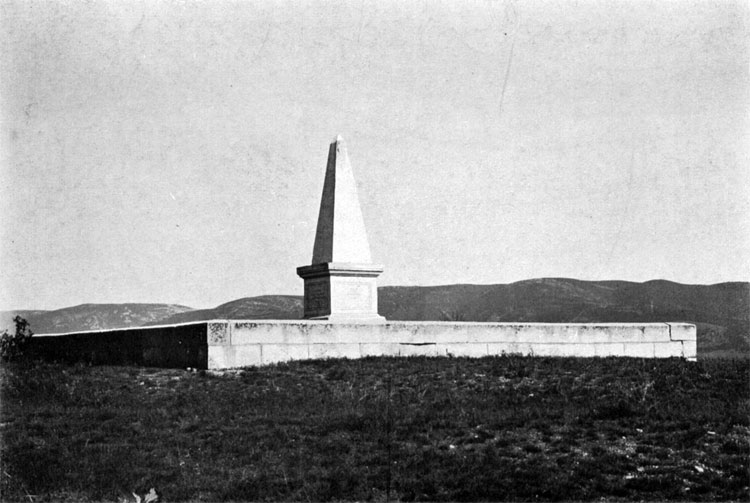 Balaclava battle monument, erected by the British