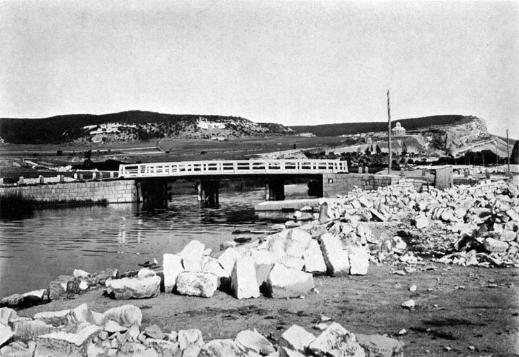 Bridge across Tchernaya River, used by General Pavlov's column