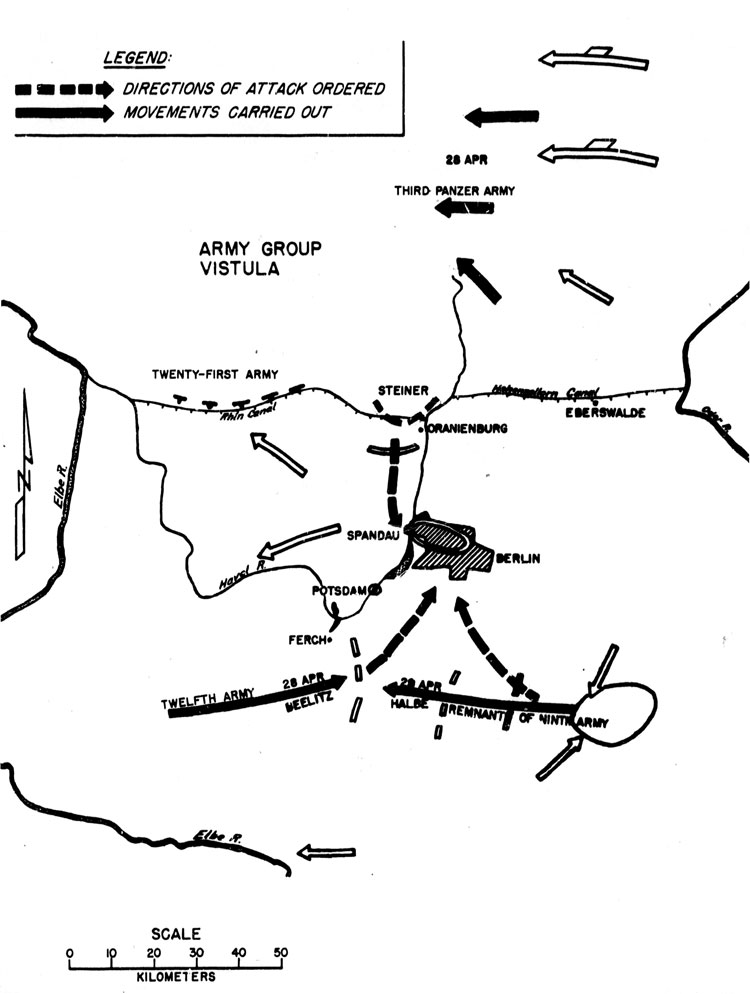THE CARRYING OUT OF THE RELIEF ATTACKS, 28-30 APRIL 1945