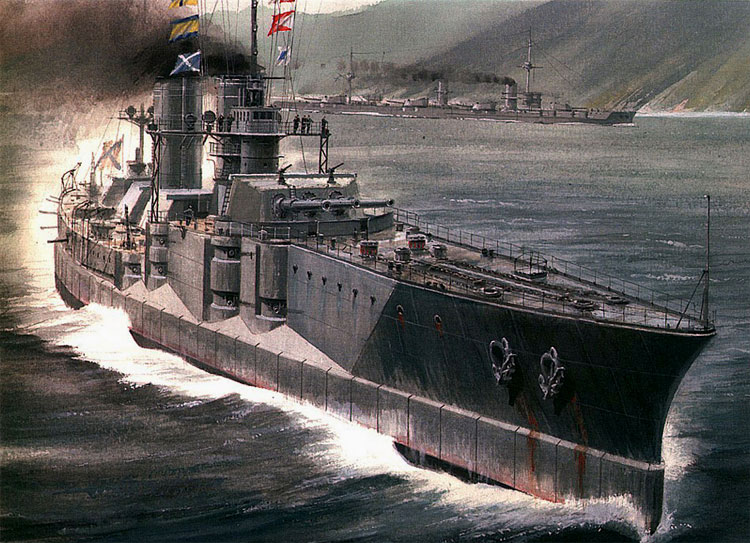 Borodino class battlecruiser artist impression